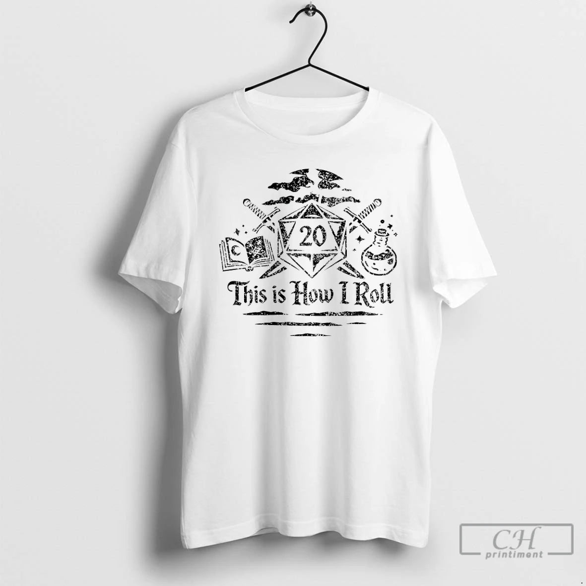 Classic This Is How I Roll D20 T-Shirts, Hoodie, Sweatshirt | PopFlextees.com