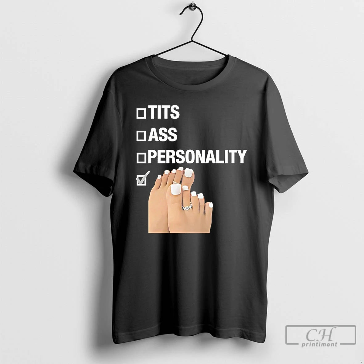 Classic Tits Ass Personality Toes Checklist T-Shirts, Hoodie, Sweatshirt | PopFlextees.com