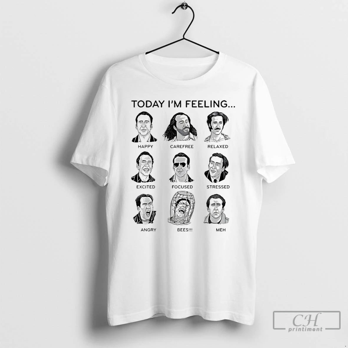 Classic Today Im Feeling Angry Bees Meh T-Shirts, Hoodie, Sweatshirt | PopFlextees.com