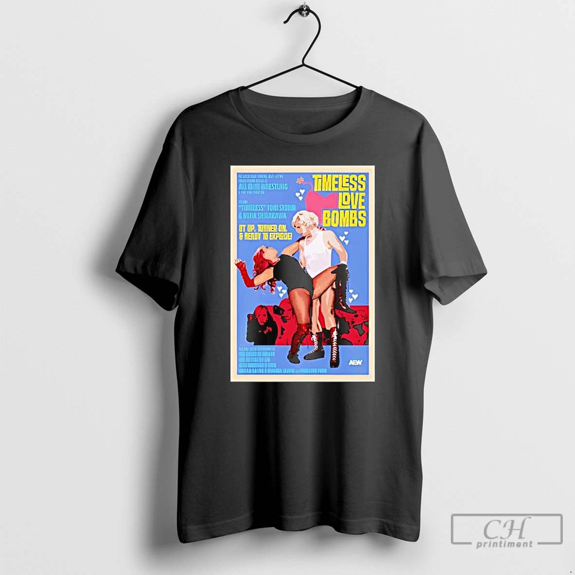 Classic Toni Storm Mina Shirakawa Timeless Love Bombs T-Shirts, Hoodie, Sweatshirt | PopFlextees.com
