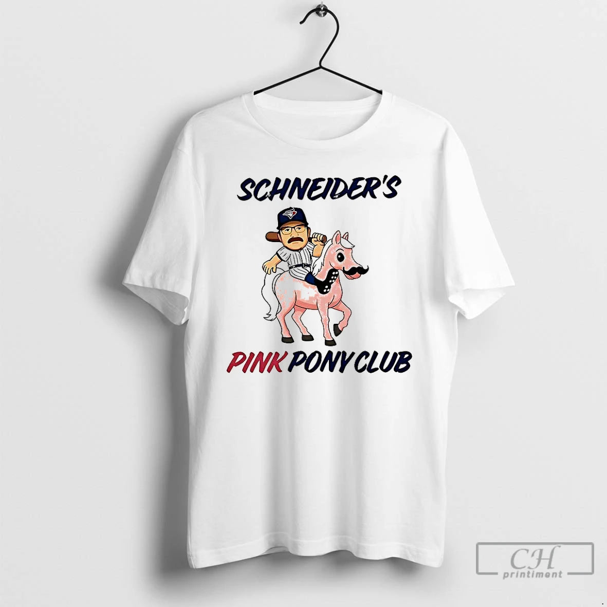 Classic Toronto Blue Jays Basketball Davis Schneider Pink Pony Club Pink Horse Mustache T Shirts Hoodie, Sweatshirt