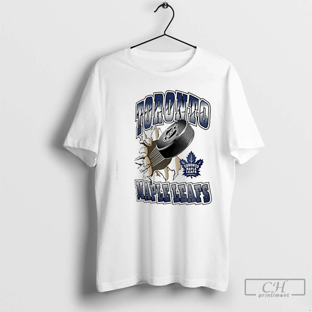 Classic Toronto Maple Leafs Puck Breaking T-Shirts, Hoodie, Sweatshirt | PopFlextees.com