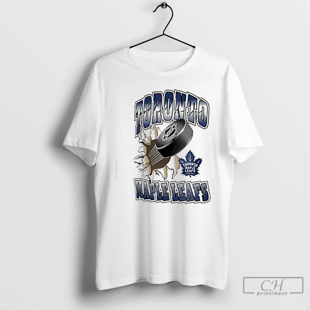 Classic Toronto Maple Leafs Puck Breaking T-Shirts, Hoodie, Sweatshirt | PopFlextees.com