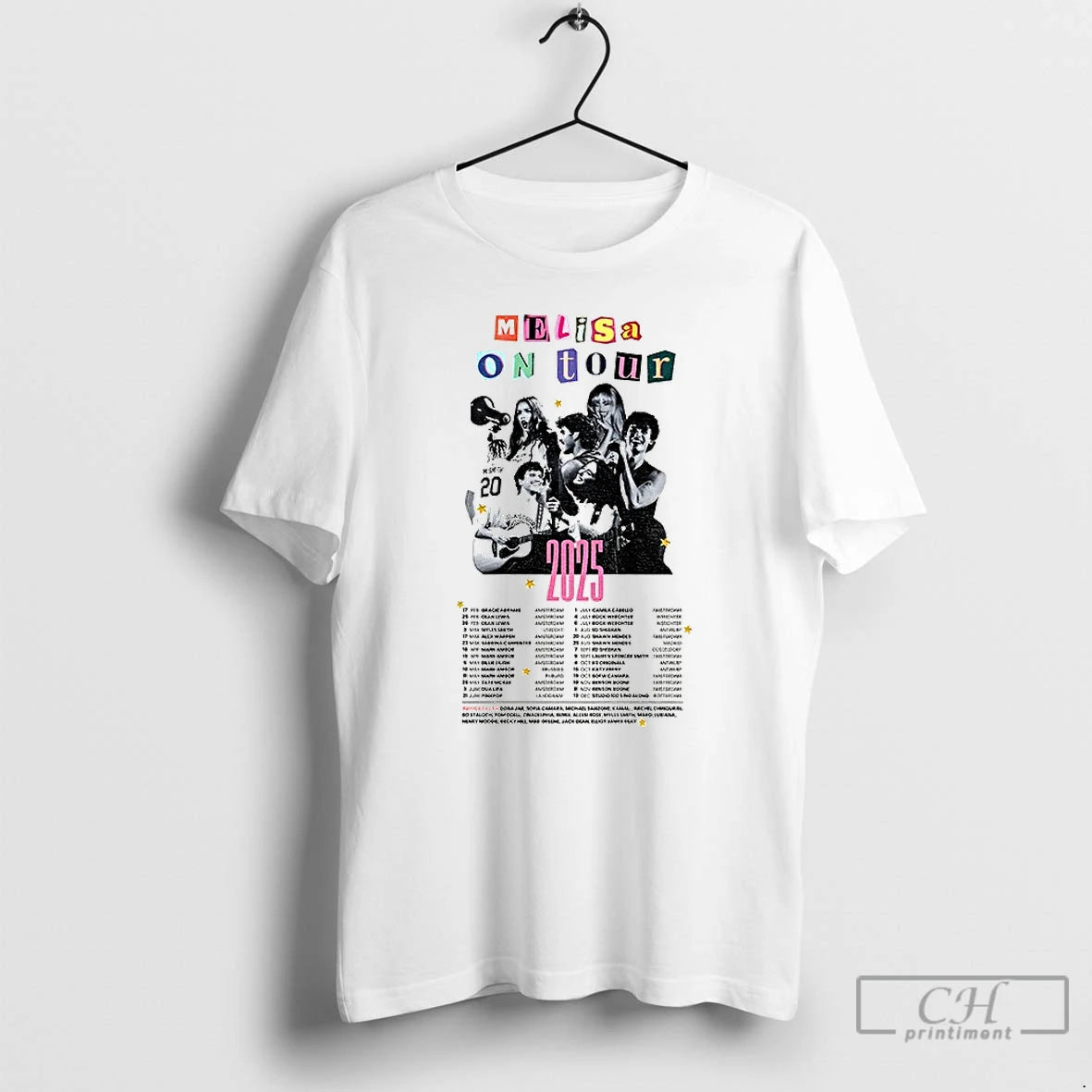 Classic Tour Melisa On Tour 2025 T-Shirts, Hoodie, Sweatshirt | PopFlextees.com