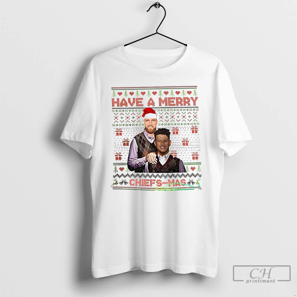 Classic Travis Kelce And Patrick Mahomes Kansas City Chiefs Stepbrothers Have A Merry Chiefs Mas T-Shirts, Hoodie, Sweatshirt