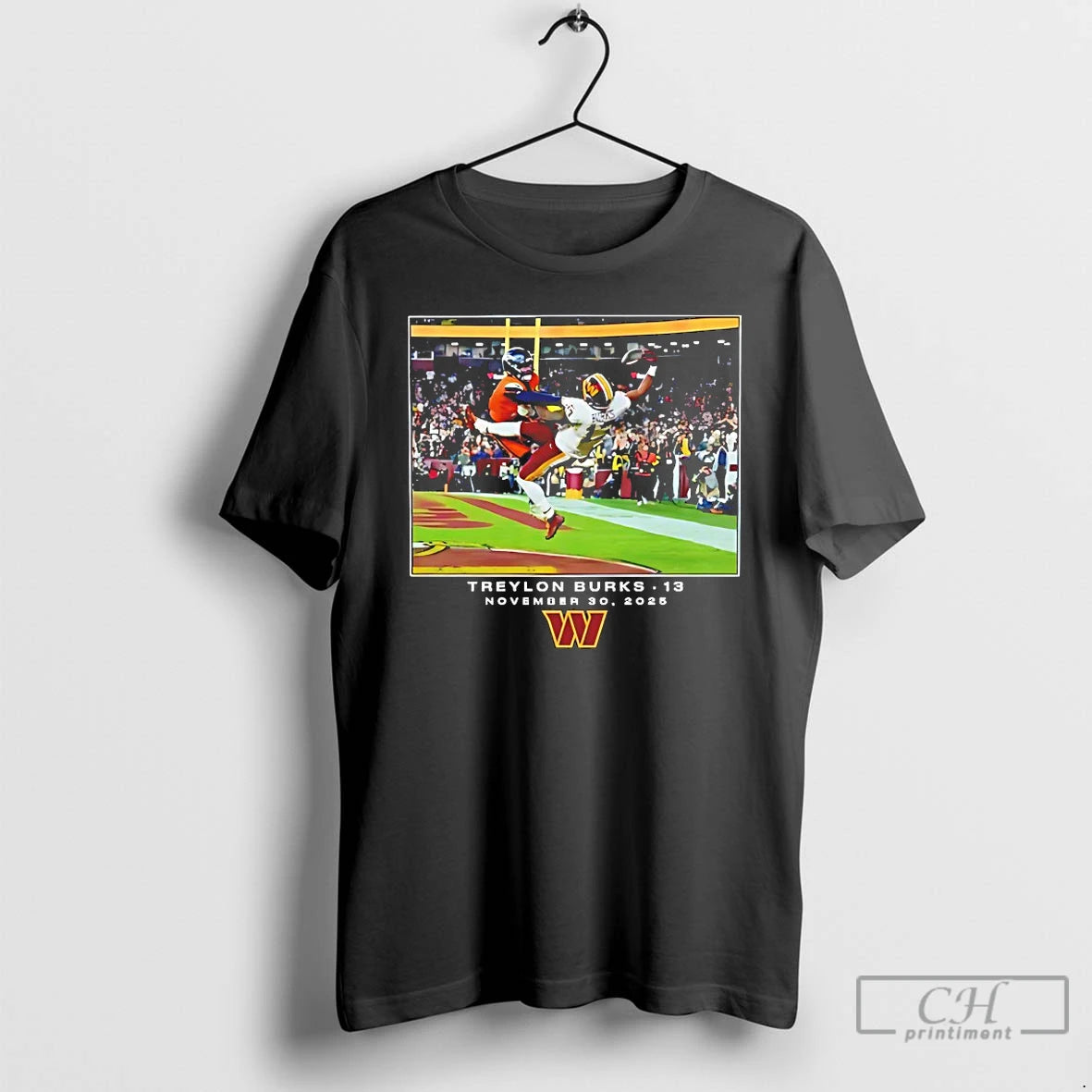 Classic Treylon Burks Washington Commanders Makes Incredible 1 Handed T-Shirts, Hoodie, Sweatshirt | PopFlextees.com