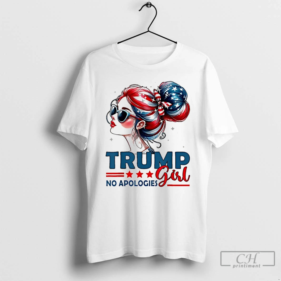 Classic Trump Maga 2025 Girl No Apologies T-Shirts, Hoodie, Sweatshirt | PopFlextees.com