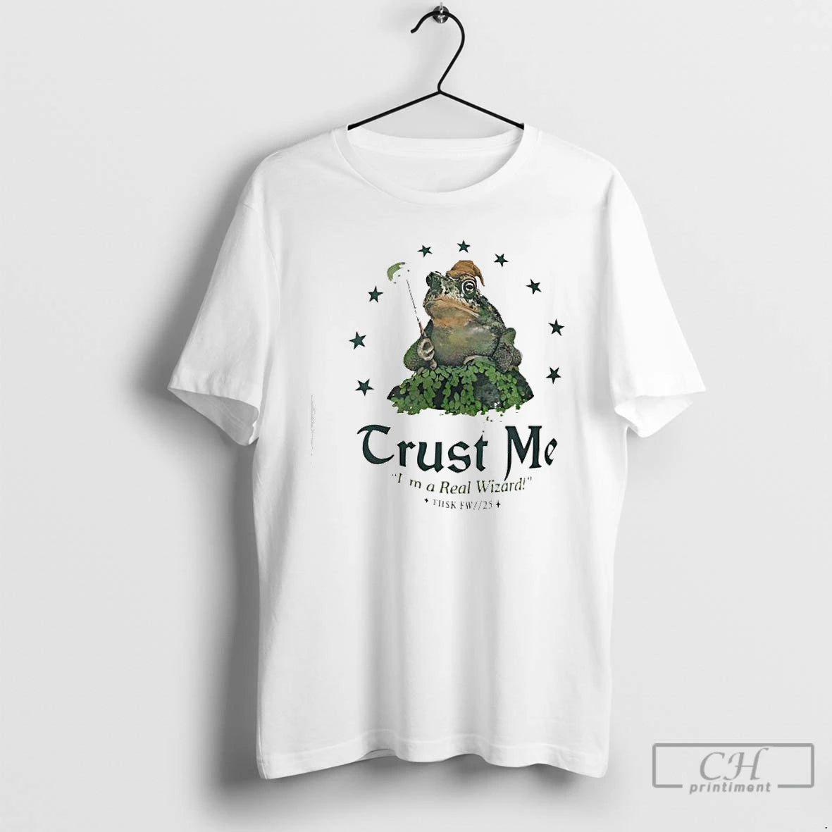 Classic Trust Me Im A Real Wizard Frog Graphic T-Shirts, Hoodie, Sweatshirt | PopFlextees.com