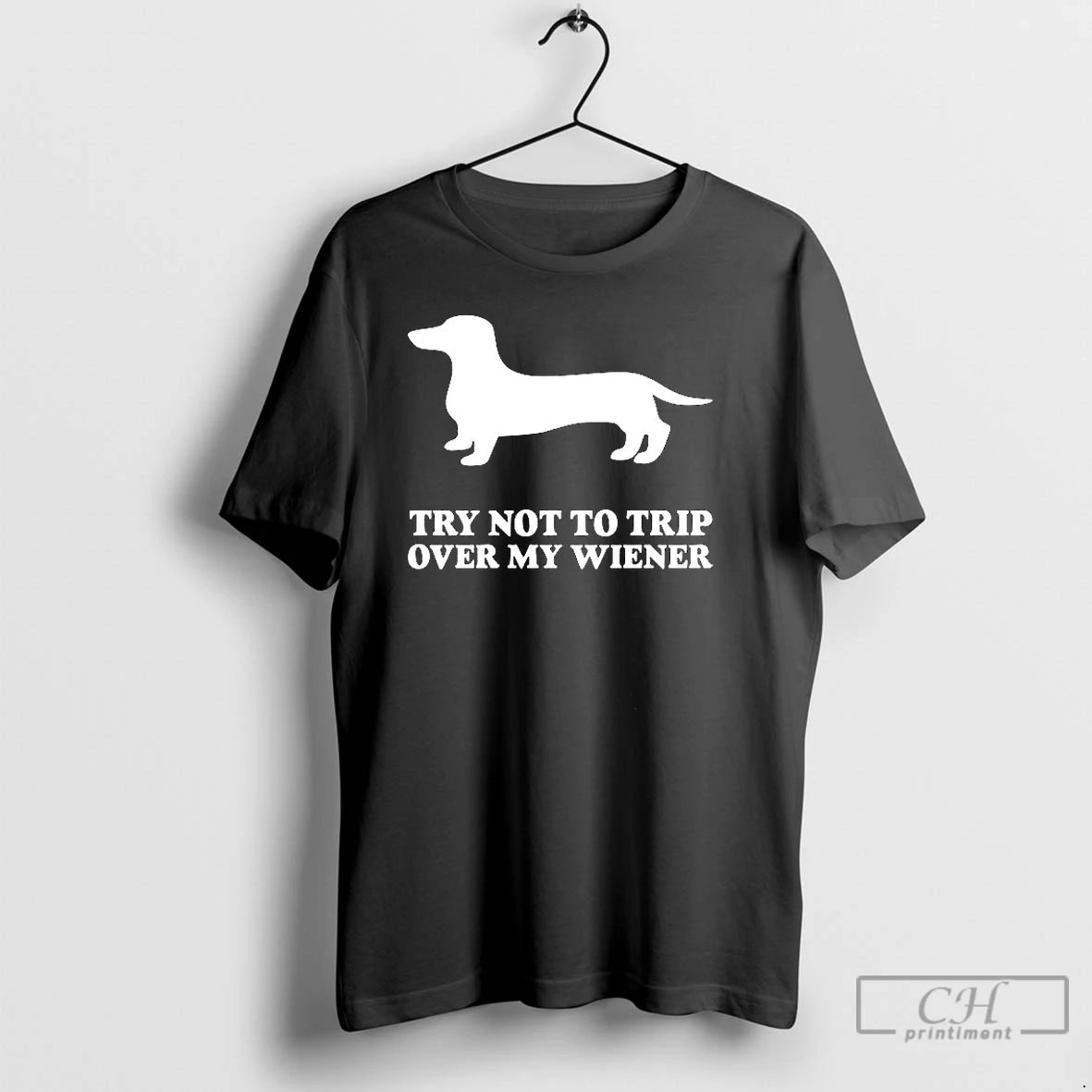 Classic Try Not Trip Over My Wiener Jeremy Usbourne T-Shirts, Hoodie, Sweatshirt