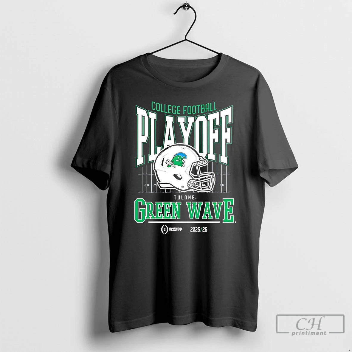 Classic Tulane Green Wave 2025 26 College Football Playoff Cfp Helmet T-Shirts, Hoodie, Sweatshirt | PopFlextees.com