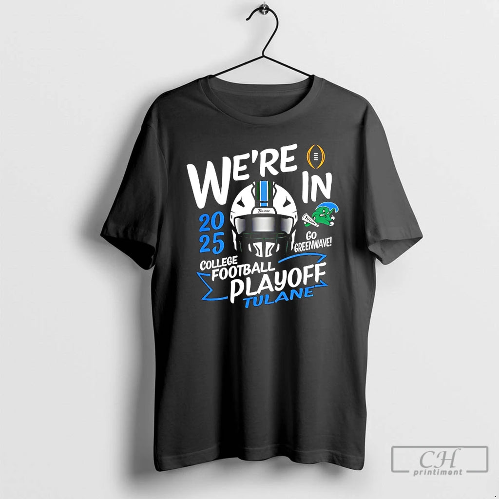 Classic Tulane Green Wave 2025 Cfp Bound Paint T-Shirts, Hoodie, Sweatshirt | PopFlextees.com