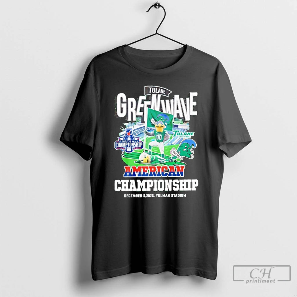 Classic Tulane Green Wave American Championship December 5 2025 T-Shirts, Hoodie, Sweatshirt | PopFlextees.com
