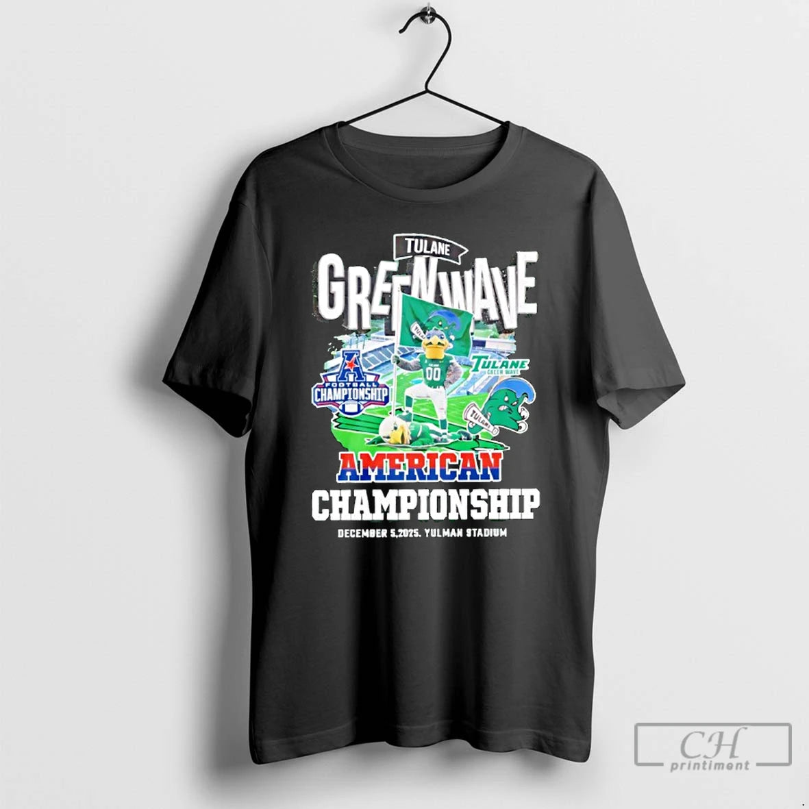 Classic Tulane Green Wave American Championship December 5 2025 T-Shirts, Hoodie, Sweatshirt | PopFlextees.com