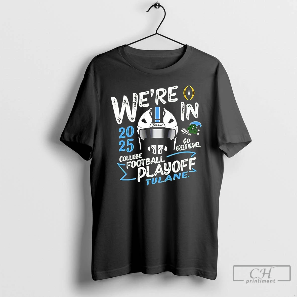 Classic Tulane Green Wave Helmet Were In College Football Playoff T-Shirts, Hoodie, Sweatshirt | PopFlextees.com