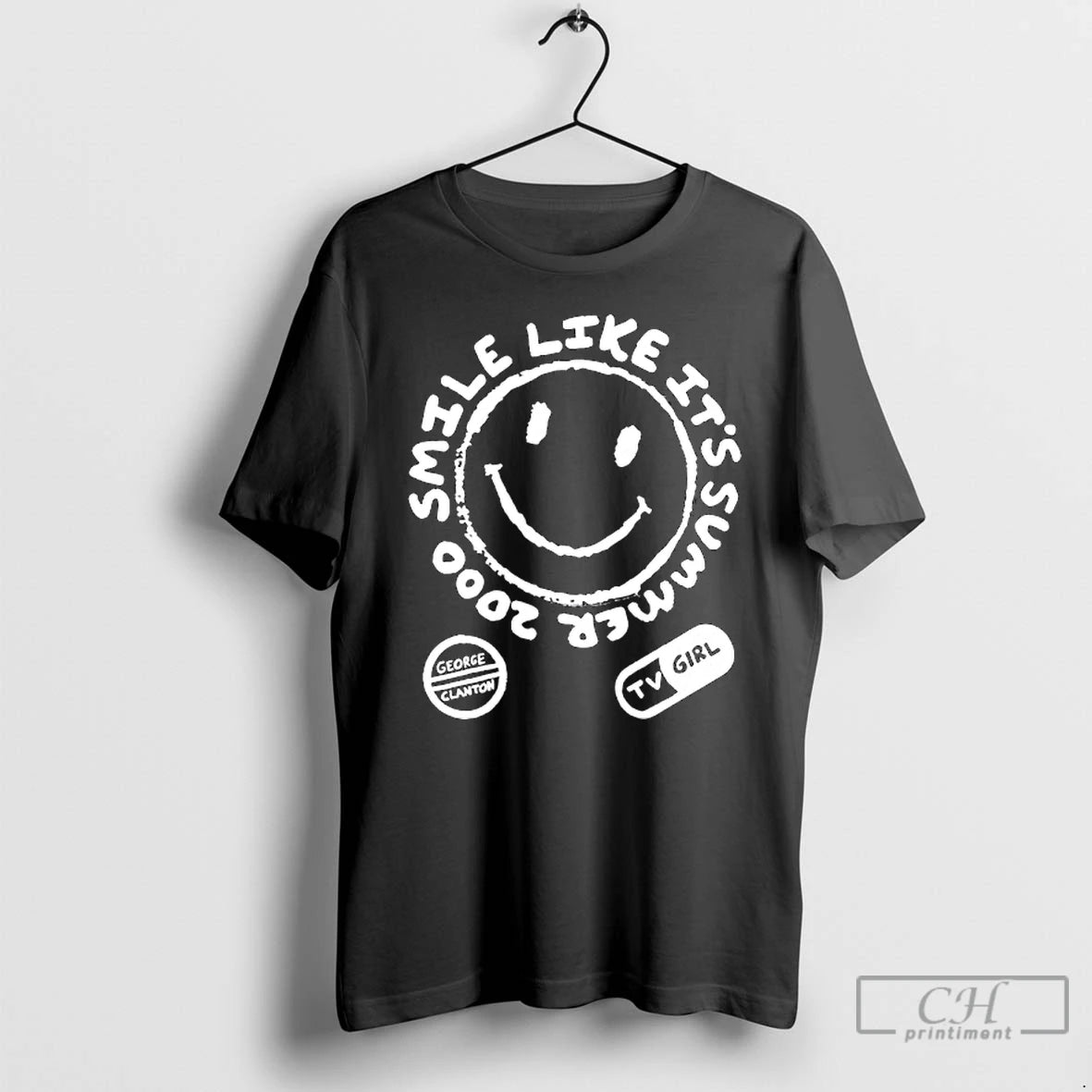 Classic Tv Girl Gray On Black Summer 2000 T-Shirts, Hoodie, Sweatshirt | PopFlextees.com