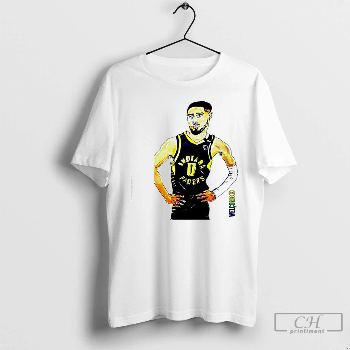 Classic Tyrese Haliburton Indiana Pacers Basketball Player Wall T-Shirts, Hoodie, Sweatshirt | PopFlextees.com