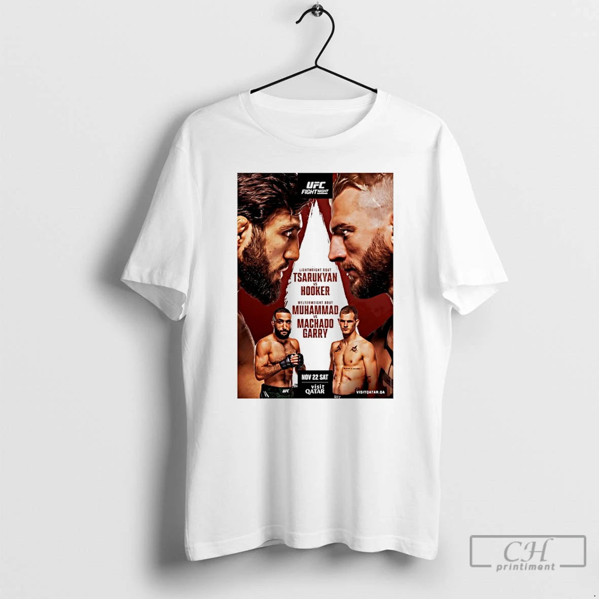 Classic Ufc Fight Night Tsarukyan Vs Hooker Autographed Event T-Shirts, Hoodie, Sweatshirt | PopFlextees.com