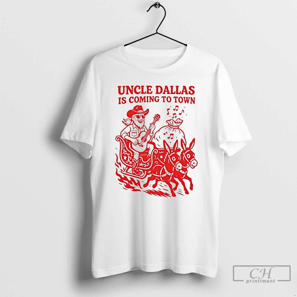 Classic Uncle Dallas Is Coming To Town T-Shirts, Hoodie, Sweatshirt | PopFlextees.com