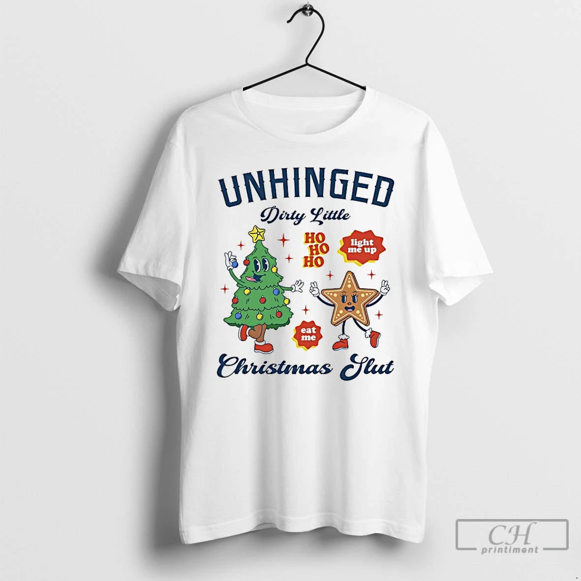 Classic Unhinged Dirty Little Christmas Slut T-Shirts, Hoodie, Sweatshirt | PopFlextees.com