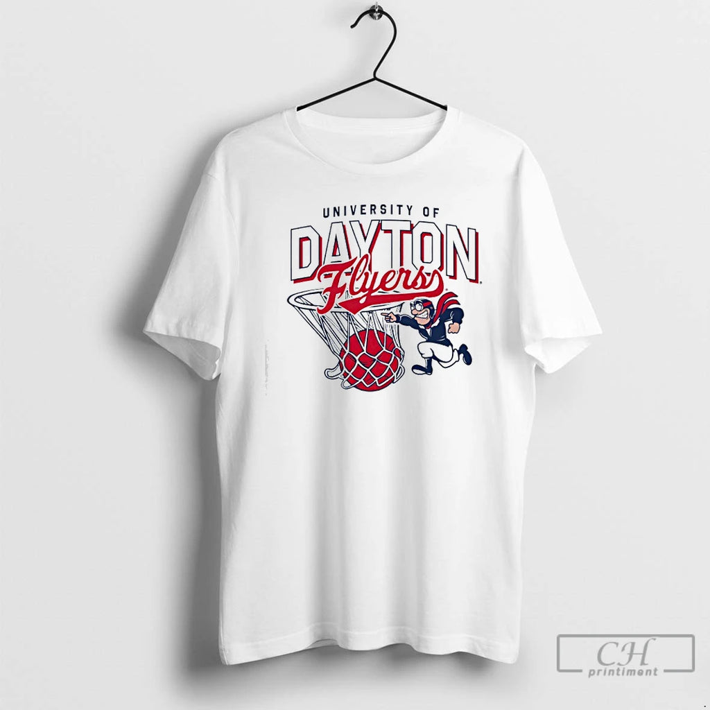 Classic University Of Dayton Flyers Basketball Hoop T-Shirts, Hoodie, Sweatshirt | PopFlextees.com