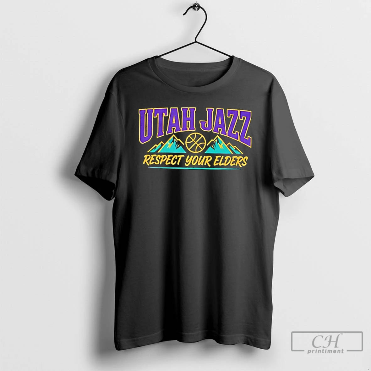 Classic Utah Jazz Respect Your Elders T-Shirts, Hoodie, Sweatshirt | PopFlextees.com