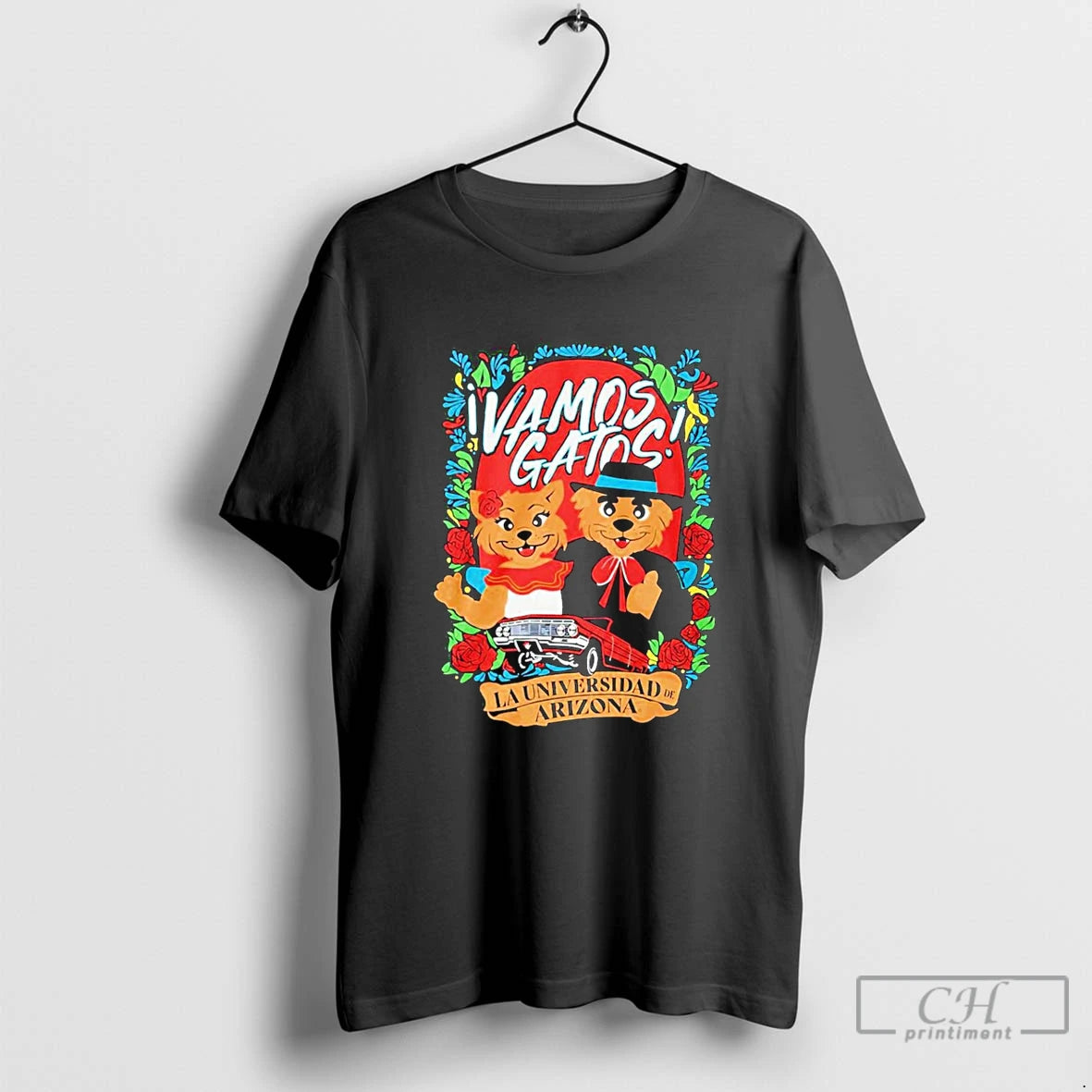 Classic Vamos Gatos La Universidad De Arizona T-Shirts, Hoodie, Sweatshirt | PopFlextees.com