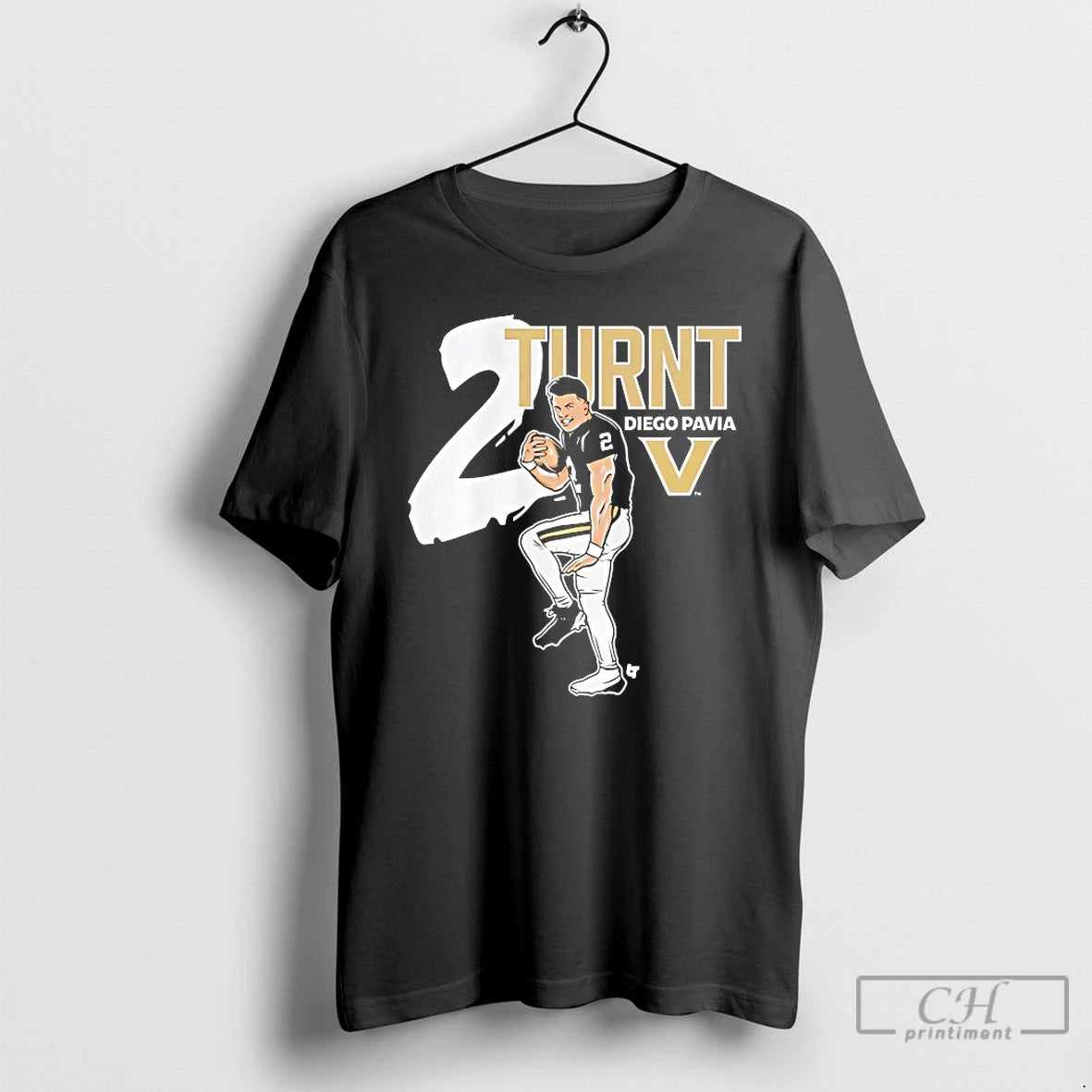 Classic Vanderbilt Football Diego Pavia 2 Turnt T-Shirts, Hoodie, Sweatshirt | PopFlextees.com