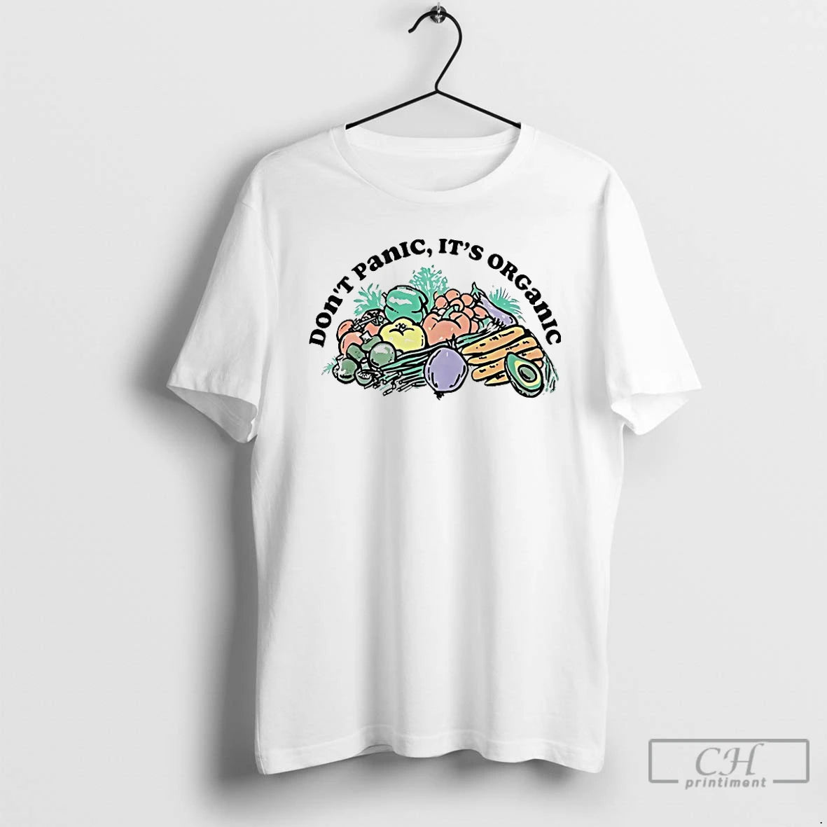 Classic Vegetable Dont Panic Its Organic T-Shirts, Hoodie, Sweatshirt | PopFlextees.com
