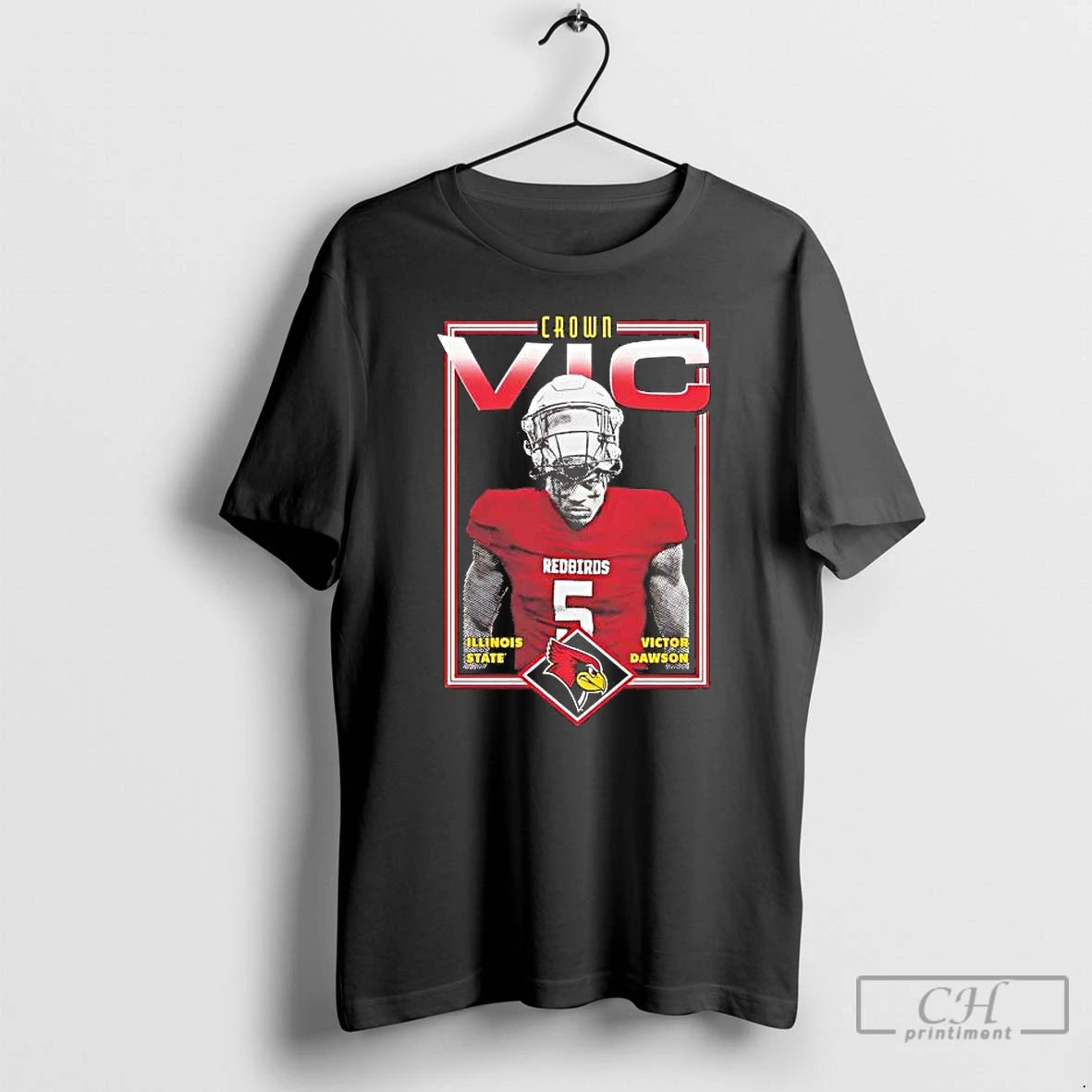 Classic Victor Dawson Crown Vic Illinois State Redbirds T-Shirts, Hoodie, Sweatshirt | PopFlextees.com