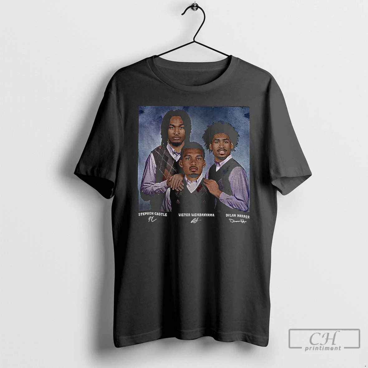 Classic Victor Wembanyama Dylan Harper Stephon Castle Basketball San Antonio Step Bros T Shirts Sweater Hoodie, Sweatshirt