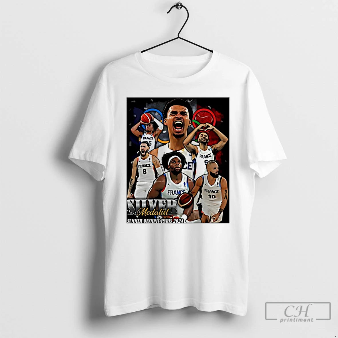 Classic Victor Wembanyama Silver Medalist Super Olympics T-Shirts, Hoodie, Sweatshirt | PopFlextees.com