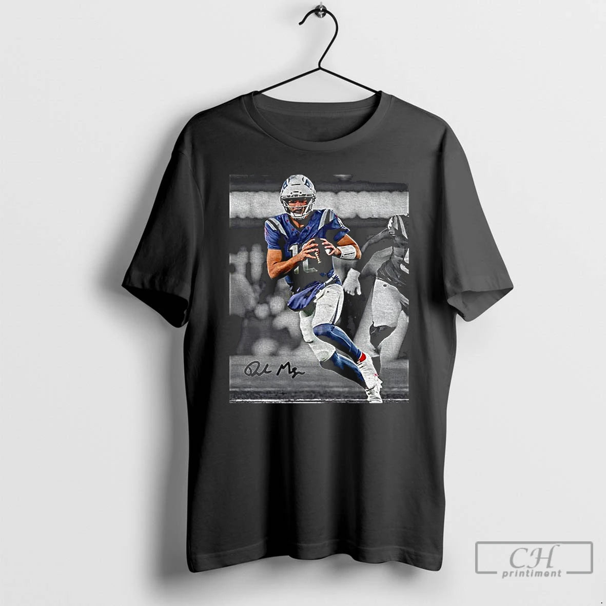 Classic Vintage 90s Drake Maye Signature Photo T-Shirts, Hoodie, Sweatshirt | PopFlextees.com