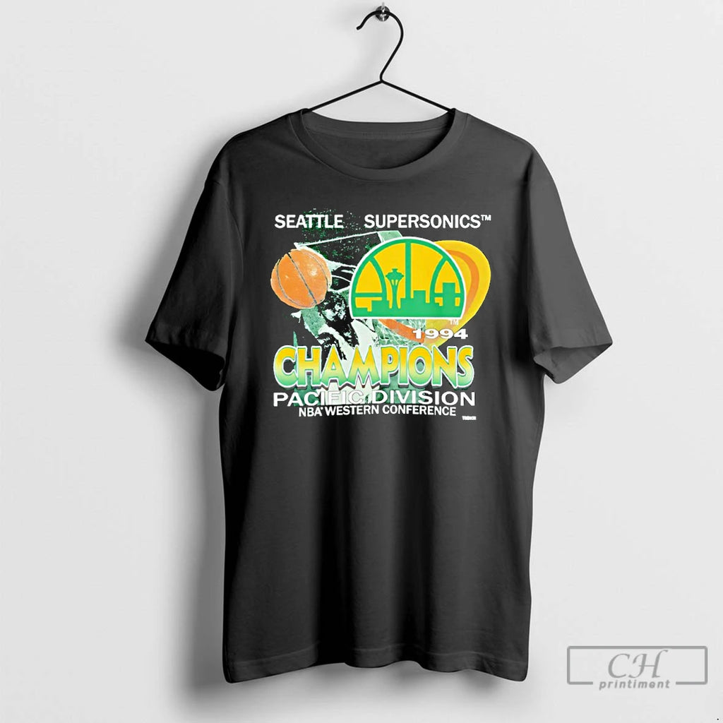 Classic Vintage Seattle Supersonics 1994 Champions T-Shirts, Hoodie, Sweatshirt | PopFlextees.com