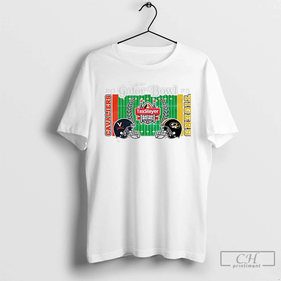 Classic Virginia Cavaliers Vs Missouri Tigers 2025 Taxslayer Gator Bowl Helmet T-Shirts, Hoodie, Sweatshirt | PopFlextees.com