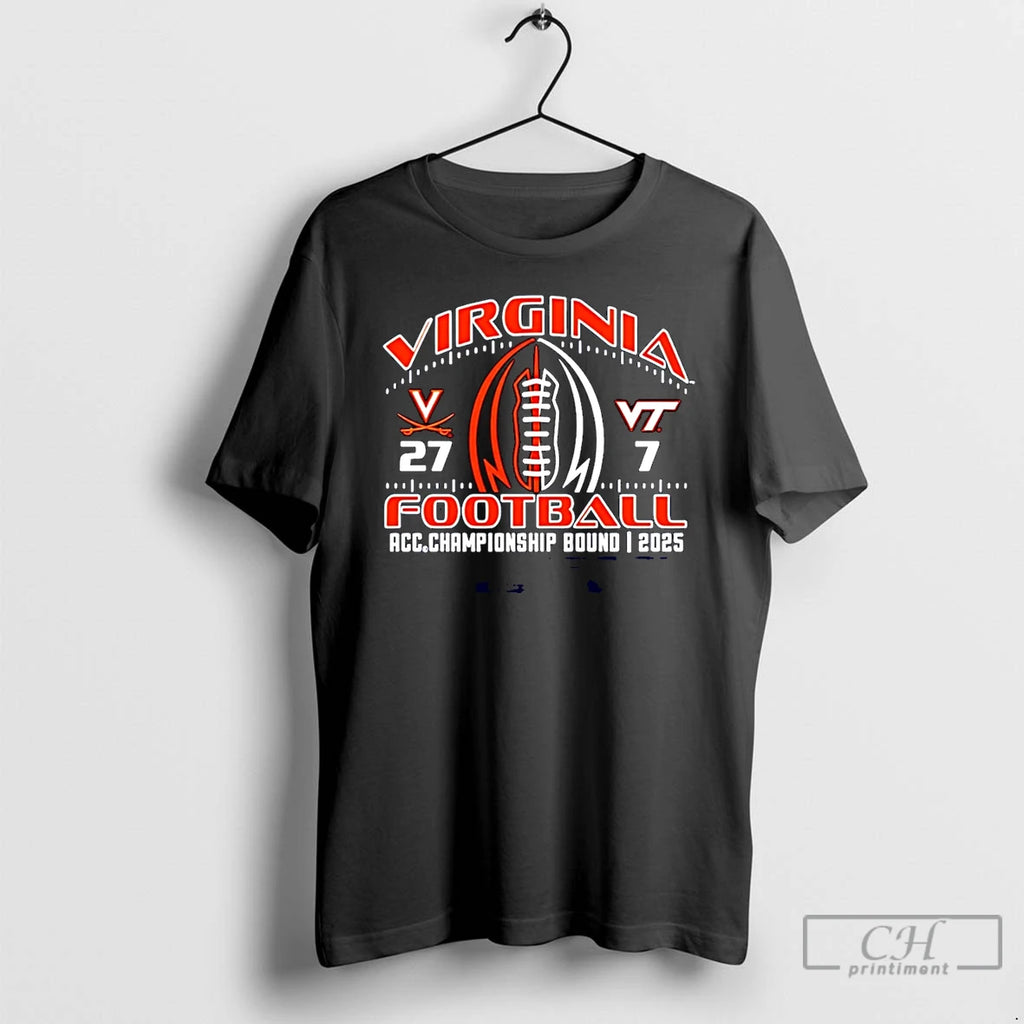 Classic Virginia Football 2025 Battle Acc Championship Bound Score Christmas T-Shirts, Hoodie, Sweatshirt | PopFlextees.com