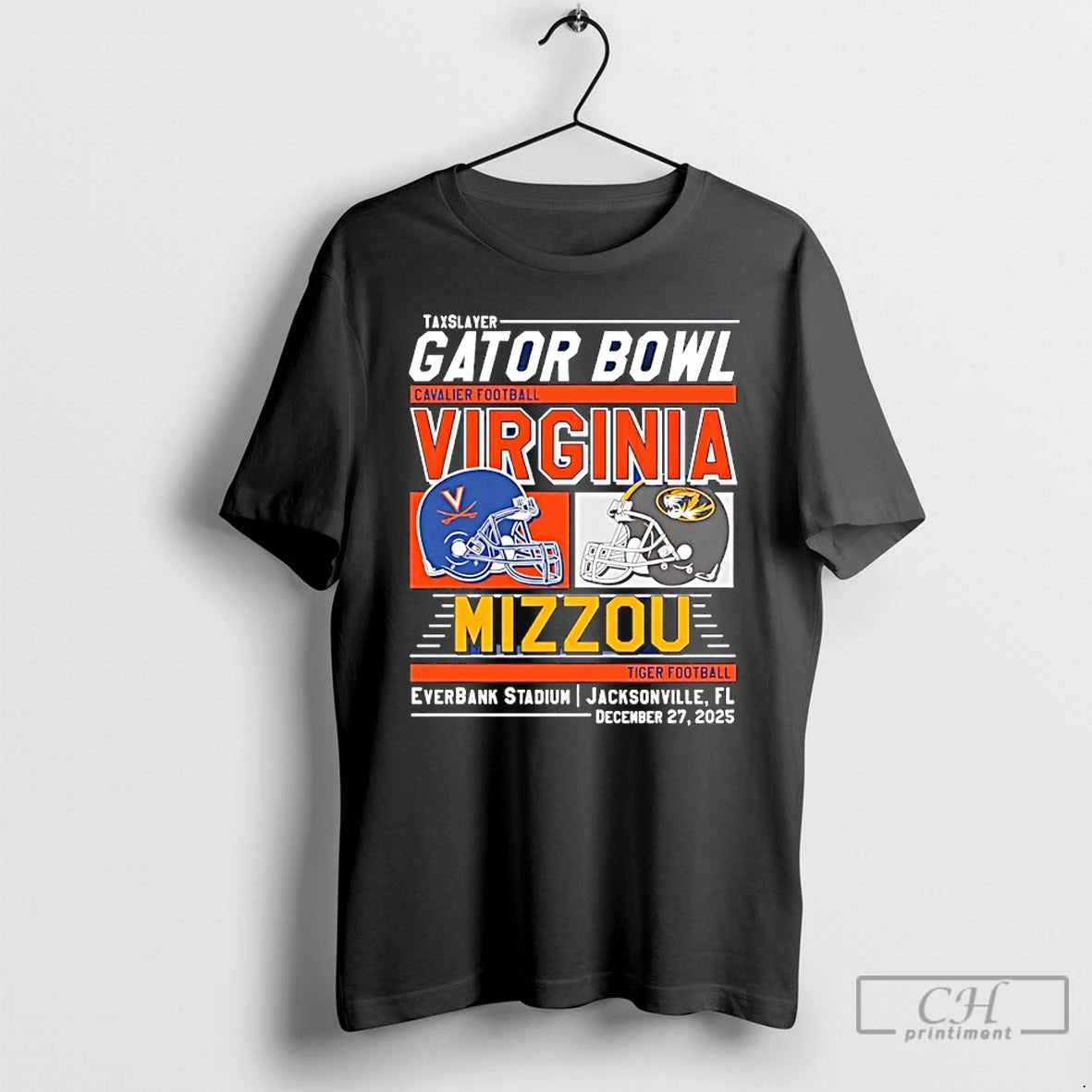 Classic Virginia Vs Missouri Tigers 2025 Gator Bowl Helmets T-Shirts, Hoodie, Sweatshirt | PopFlextees.com