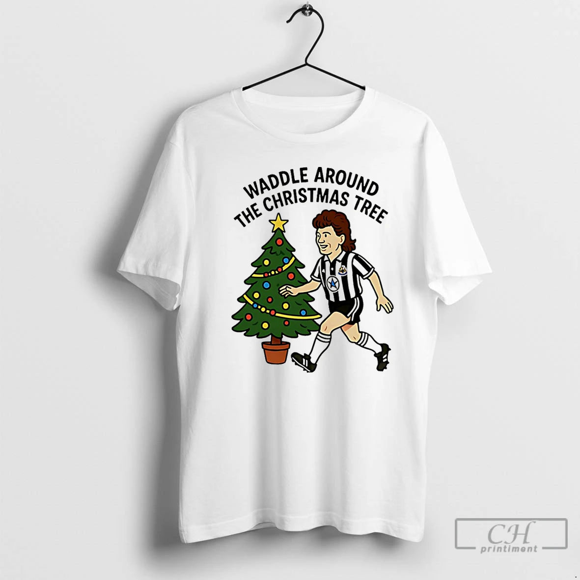 Classic Waddle Around The Christmas Tree Newcastle Christmas T-Shirts, Hoodie, Sweatshirt | PopFlextees.com