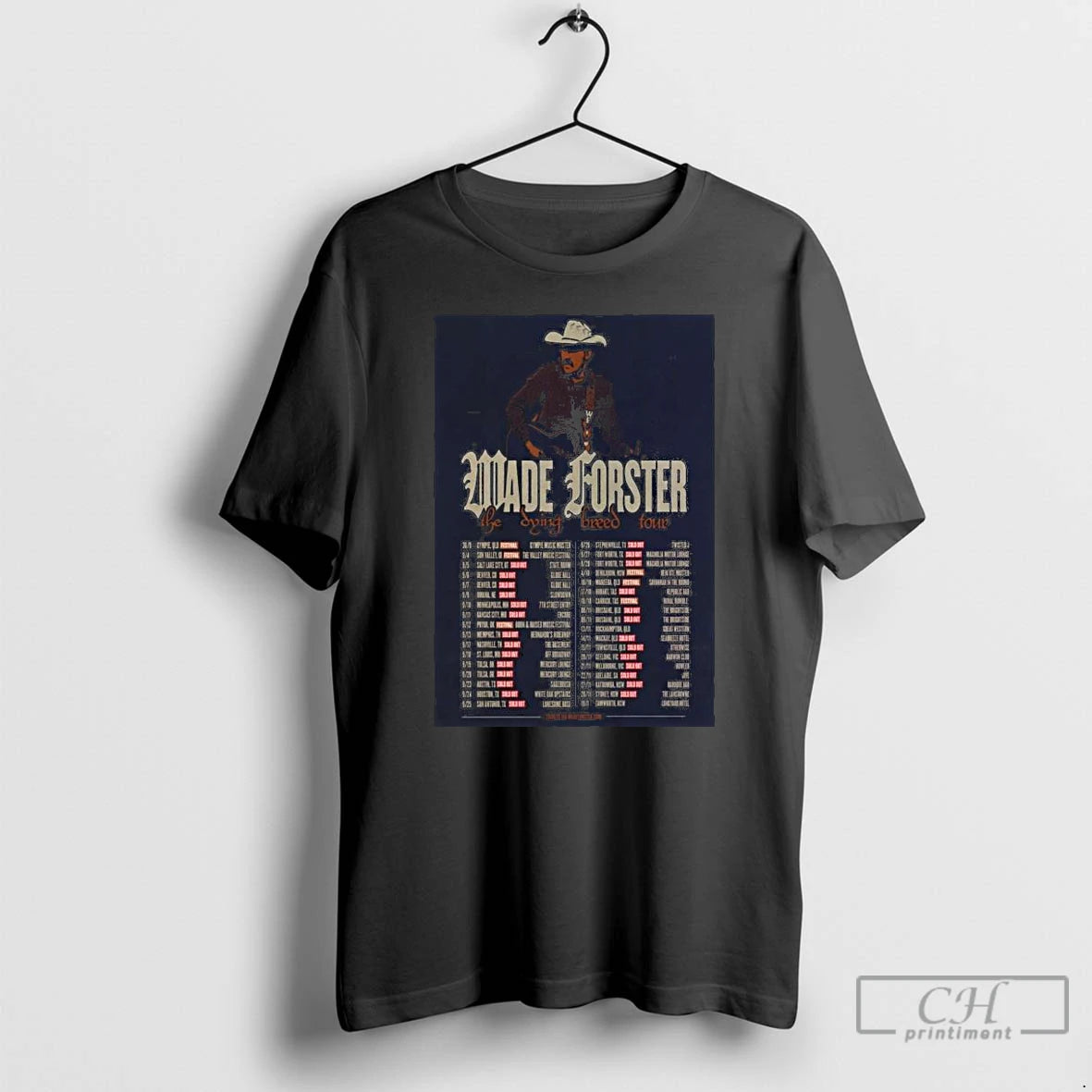 Classic Wade Forster 2026 The Dying Breed Tour T-Shirts, Hoodie, Sweatshirt | PopFlextees.com
