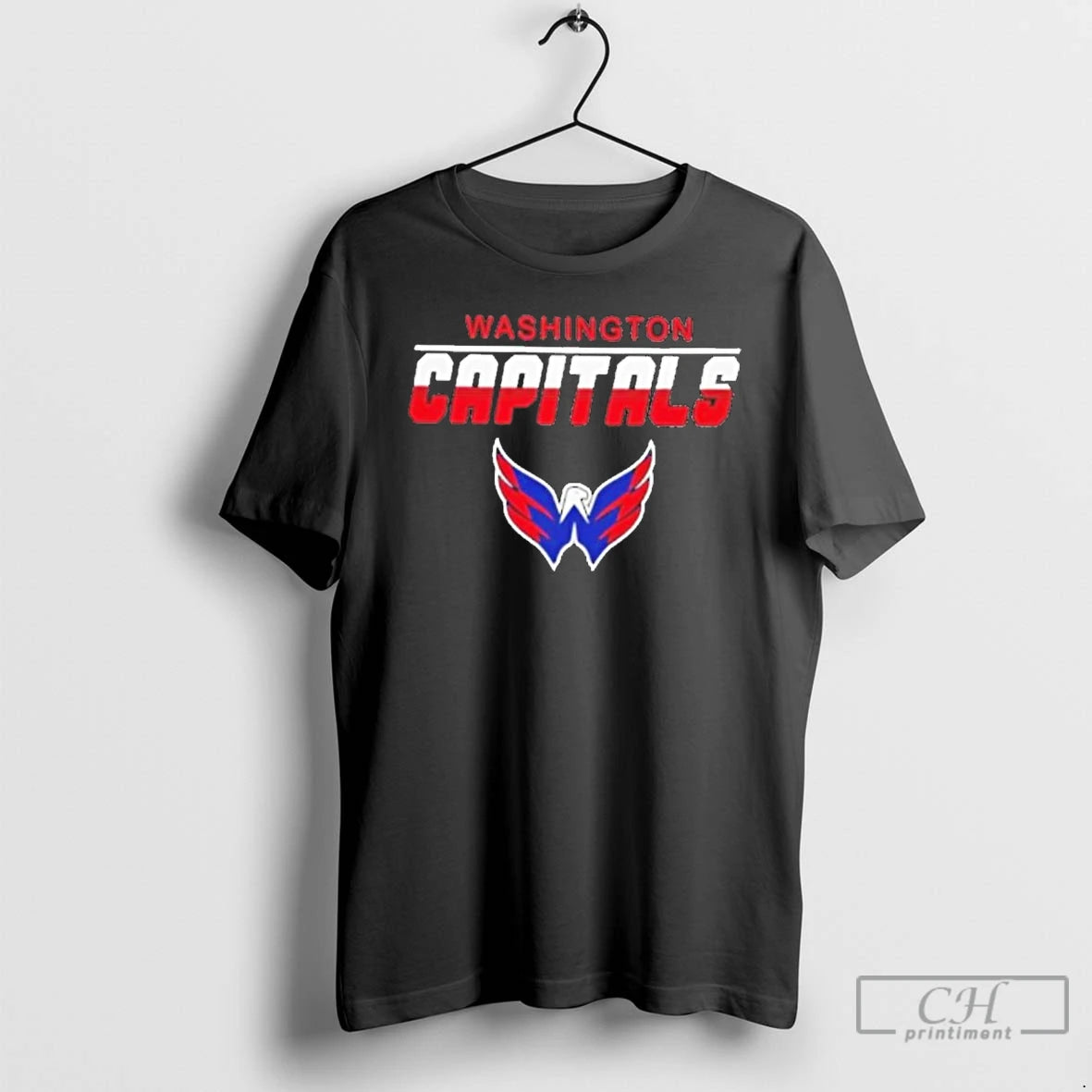 Classic Washington Capitals Team Logo Youth Black T-Shirts, Hoodie, Sweatshirt | PopFlextees.com