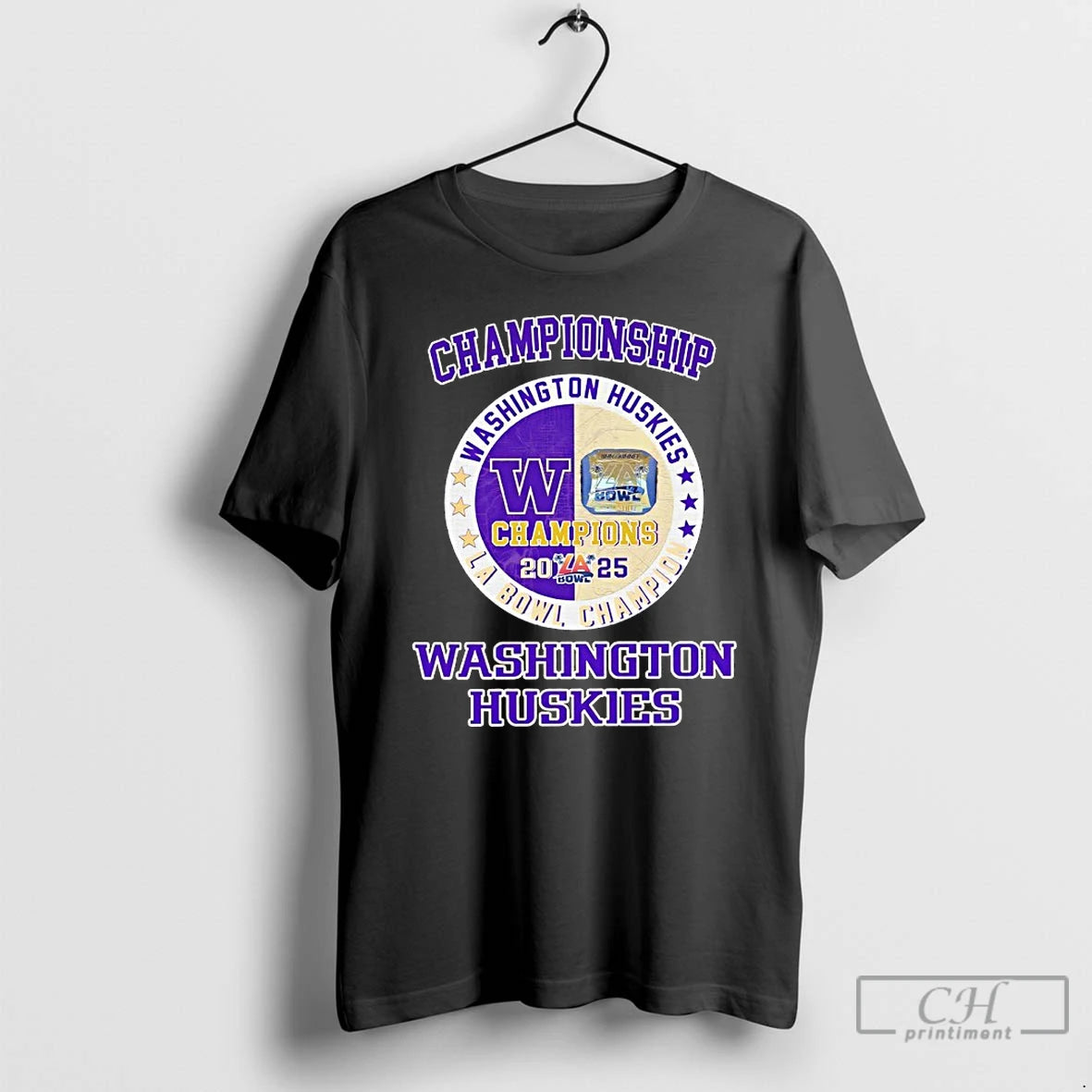 Classic Washington Huskies 2025 La Bowl Champions T-Shirts, Hoodie, Sweatshirt | PopFlextees.com