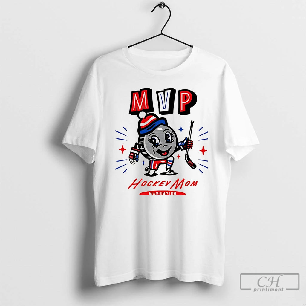 Classic Washington Hockey Mom Mvp 2025 Cartoon Christmas T-Shirts, Hoodie, Sweatshirt | PopFlextees.com