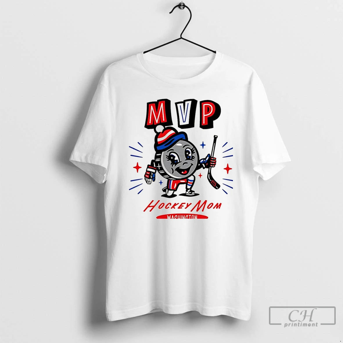 Classic Washington Hockey Mom Mvp 2025 Cartoon Christmas T-Shirts, Hoodie, Sweatshirt | PopFlextees.com