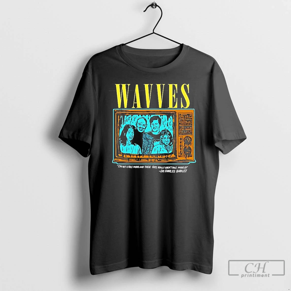 Classic Wavves Im Not A Role Model Sir Charles Barkley T-Shirts, Hoodie, Sweatshirt | PopFlextees.com