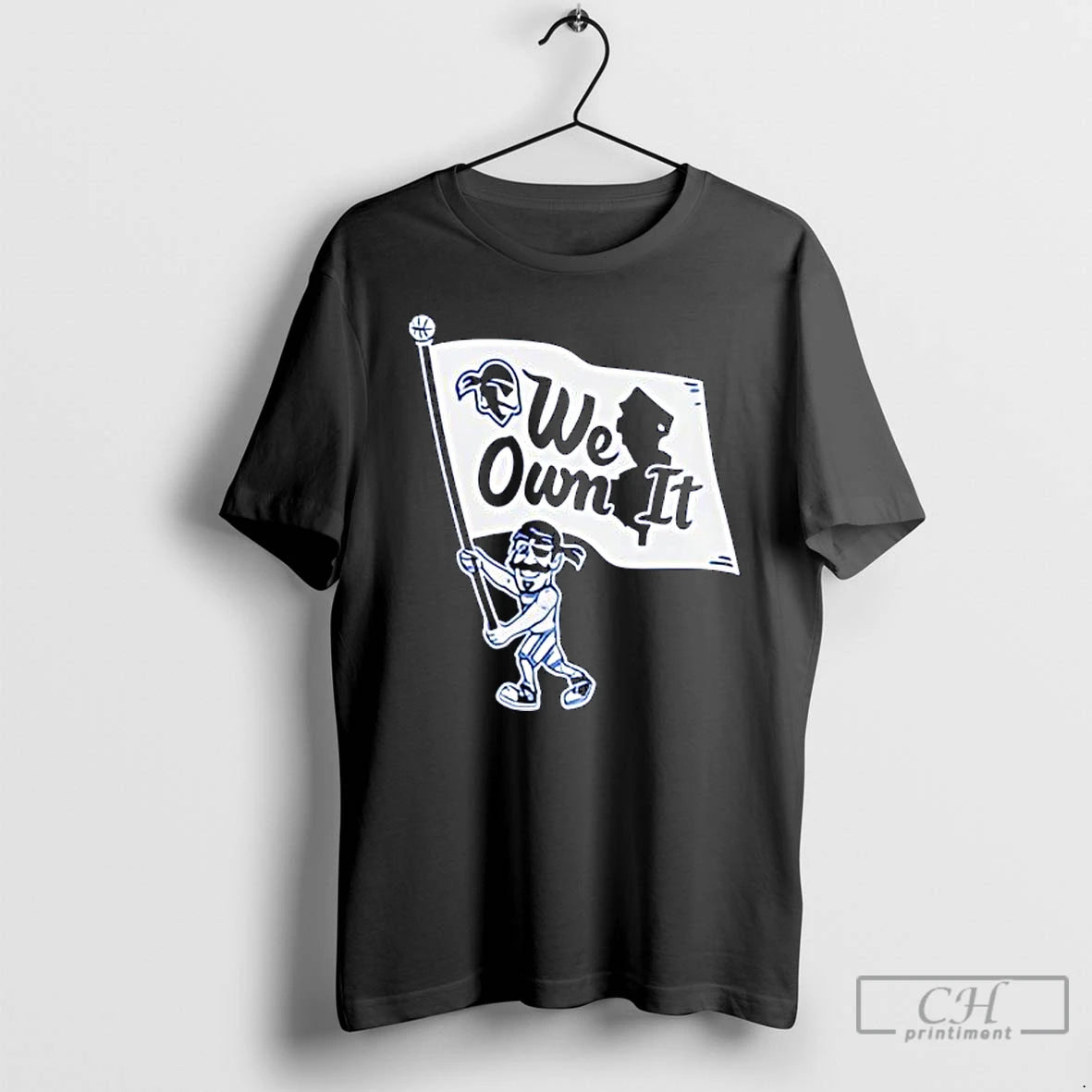 Classic We Own It Seton Hall Pirates Jersey Bleeds Blue T-Shirts, Hoodie, Sweatshirt | PopFlextees.com