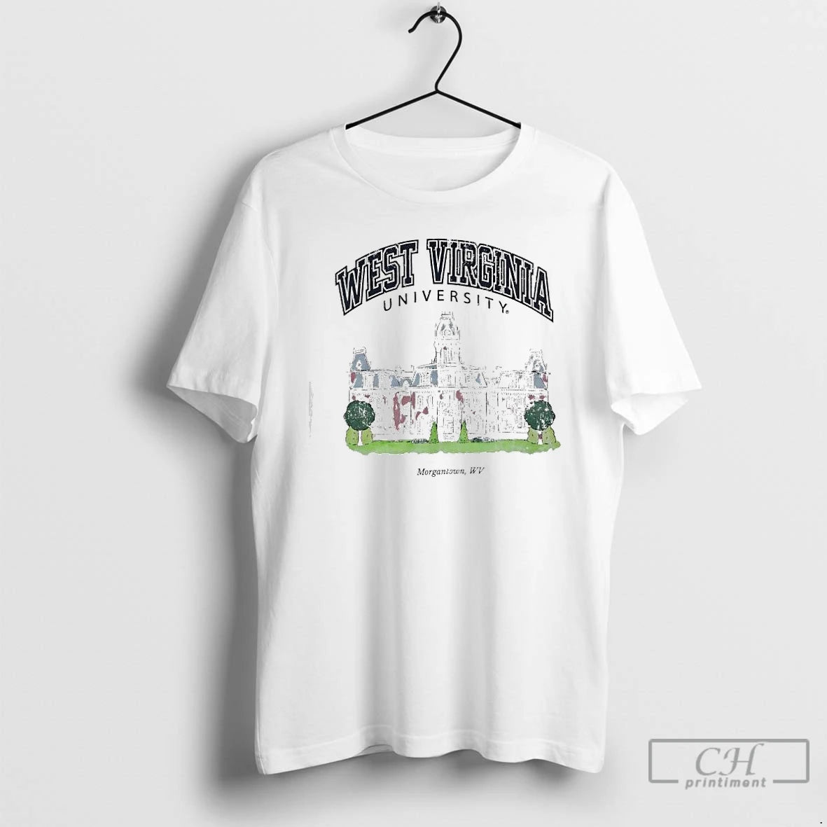 Classic West Virginia University In Woodburn Hall T-Shirts, Hoodie, Sweatshirt | PopFlextees.com