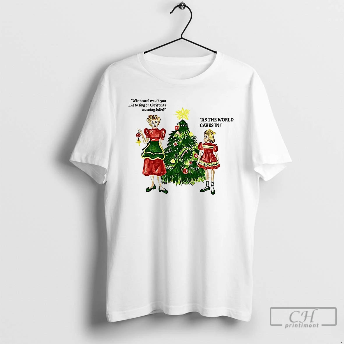 Classic What Carol Would You Like To Sing On Christmas Morning Julie T Shirts Sweater Hoodie, Sweatshirt | PopFlextees.com