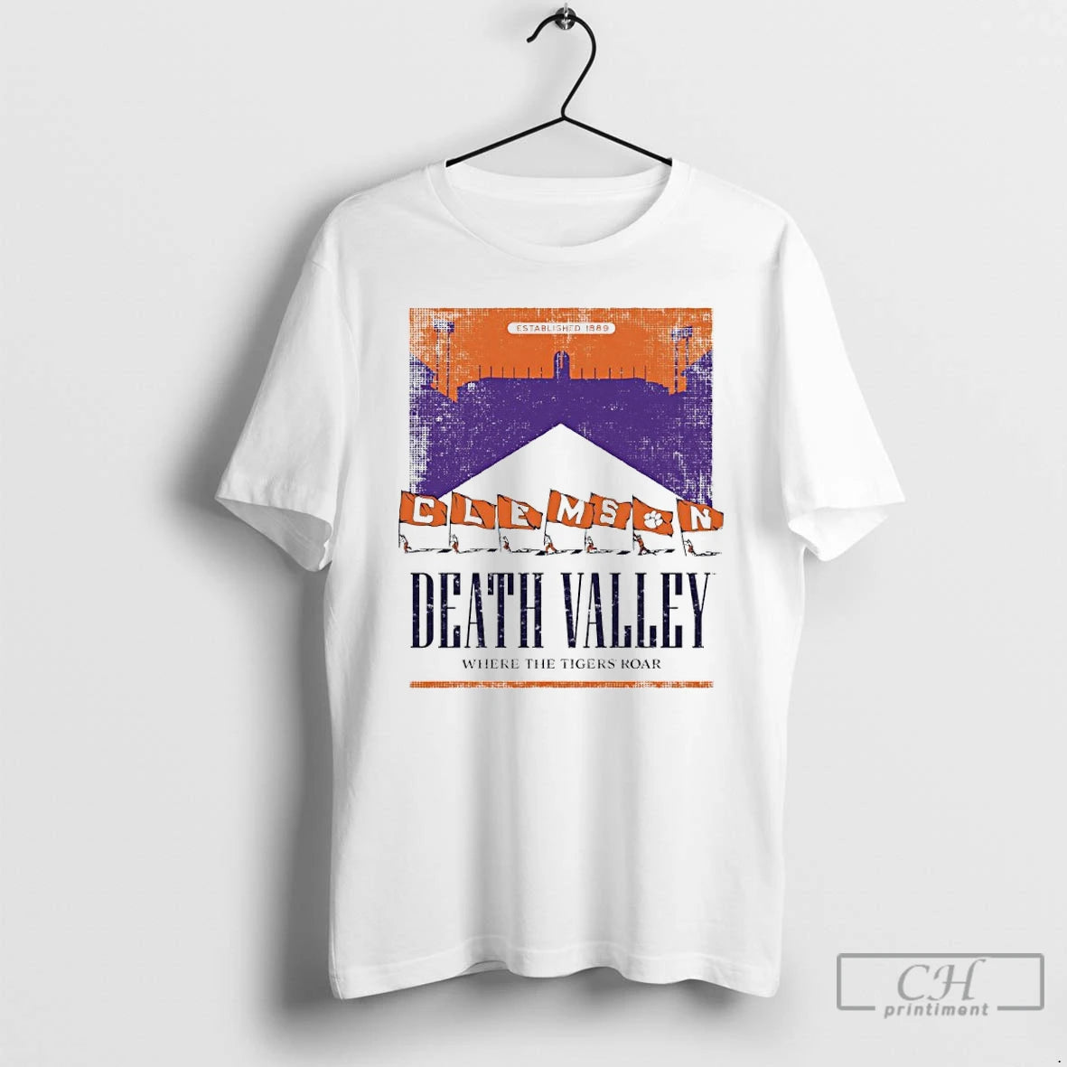 Classic Where The Tigers Roar Death Valley Clemson T-Shirts, Hoodie, Sweatshirt | PopFlextees.com