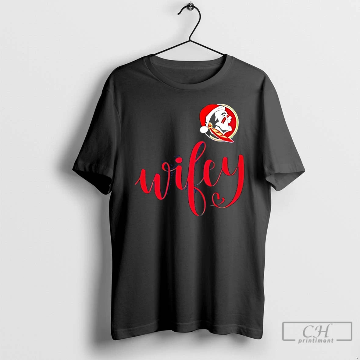 Classic Wifey Florida State Seminoles Santa Hat Merry Christmas T-Shirts, Hoodie, Sweatshirt | PopFlextees.com