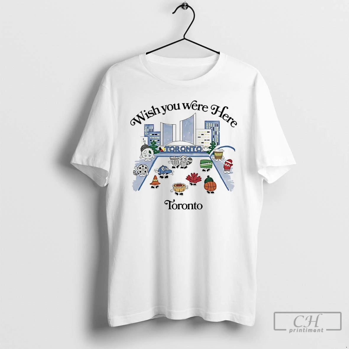 Classic Wish You Were Here Toronto Raccoon T-Shirts, Hoodie, Sweatshirt | PopFlextees.com