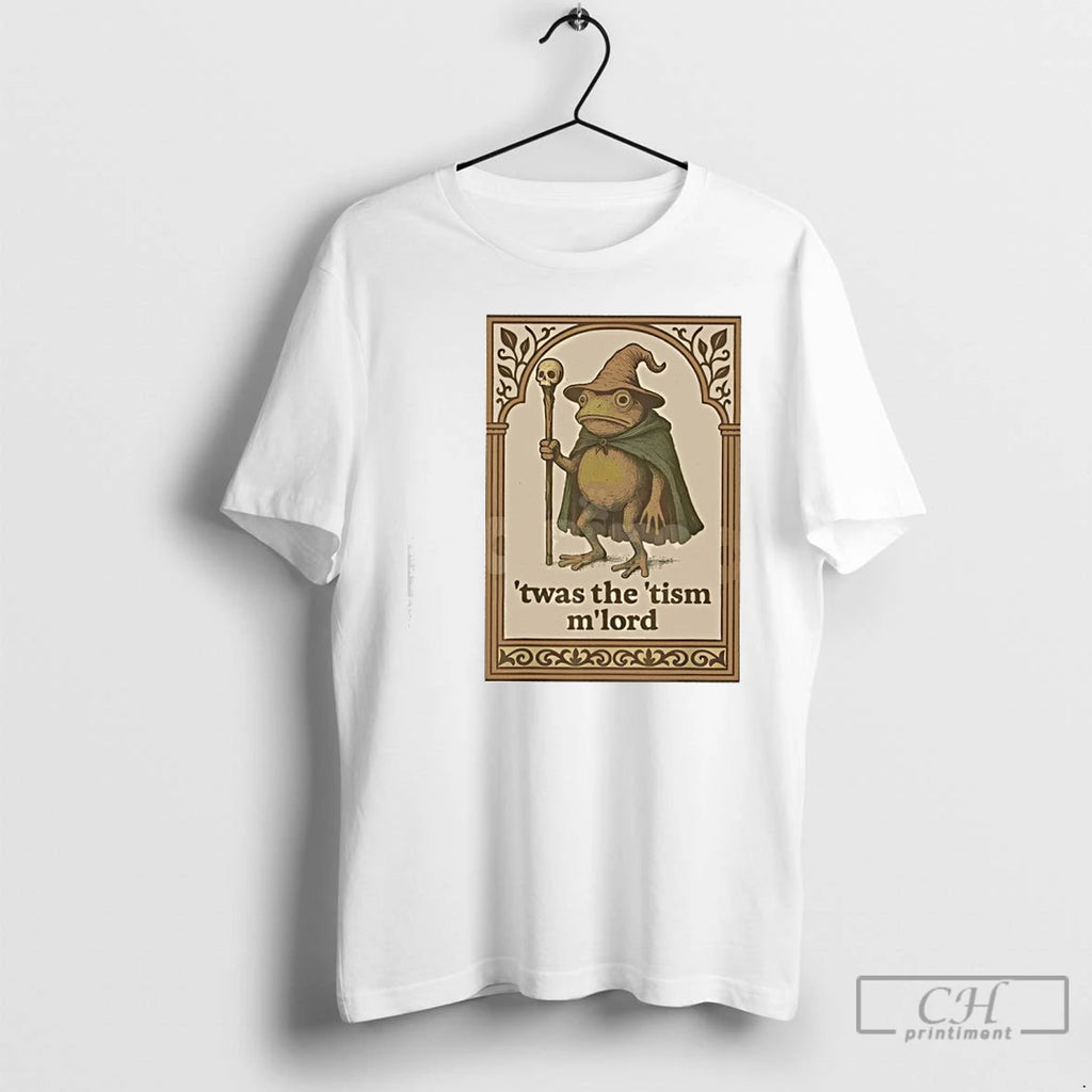 Classic Wizard Frog Twas The Tism Mlord T-Shirts, Hoodie, Sweatshirt | PopFlextees.com